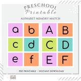Upper and Lowercase Letter Matching Game