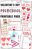 Valentine's Day Preschool Pack (116 pages) - Forest Rose Creative
