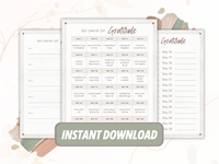 30 Days of Gratitude Challenge for November