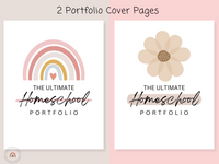 Ultimate Homeschool Portfolio Binder - BOHO