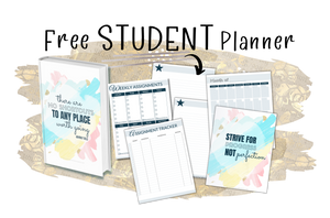Free Printable Student Planner