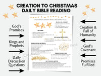 Starry Night Nativity Advent Activity and Bible Reading Plan