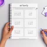 Word Family Tracers Printable