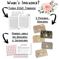 100 Envelopes Saving Challenge ($5050) - Forest Rose Creative