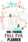 Fun Fall Planner - Forest Rose Creative