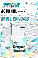 Prayer Journal and Habit Tracker for Kids - Forest Rose Creative