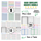 Printable Cash Envelope Inserts Bundle - Forest Rose Creative