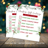 Christmas Gift Exchange Dice Game - Forest Rose Creative