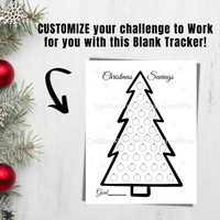 Printable Christmas Savings Challenge - Forest Rose Creative