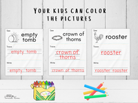 Christ-Centered Easter Words Binder