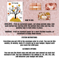 Fall Savings Challenge - Forest Rose Creative