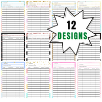Printable Cash Envelope Inserts Bundle - Forest Rose Creative