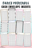 Fancy Printable Cash Envelope Inserts - Forest Rose Creative