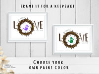 Christ-Centered Easter Handprint craft for kids