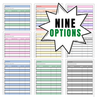 Printable Cash Envelope Inserts Bundle - Forest Rose Creative