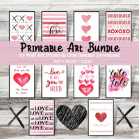 Printable "Love" Wall Art Bundle