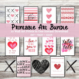 Printable "Love" Wall Art Bundle