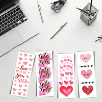 Valentine's Day Bookmarks - Forest Rose Creative