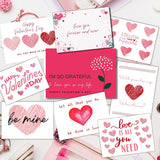 Printable Valentine's Day Cards - 16 Pack - Forest Rose Creative
