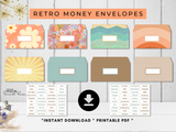 RETRO Printable Cash Envelopes