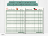 Retro Printable Secret Santa Gift Exchange Questionnaire