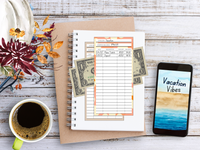 RETRO Printable Cash Envelope Inserts