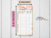 RETRO Printable Cash Envelope Inserts