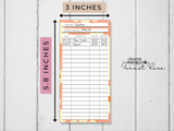 RETRO Printable Cash Envelope Inserts