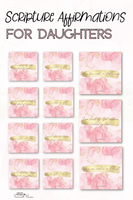 35 Scripture Affirmation Cards for Daughters