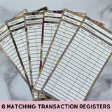 Vintage Bee Cash Envelope System - Forest Rose Creative