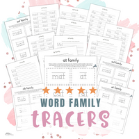 Word Family Tracers (75 Pages) - Forest Rose Creative